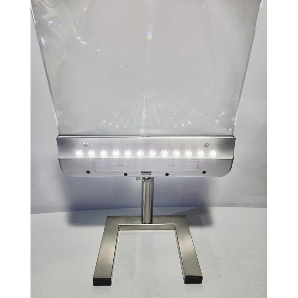 Daylight24 Full Page LED Lighted Cordless Desktop 3X Magnifier Hands Free